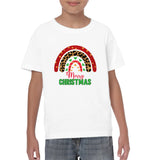Merry Christmas Shirt With Rainbow For Women