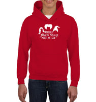 Hocus Pocus Another Glorious Morning Makes Me Sick Kids Heavyweight Pullover Hoodie