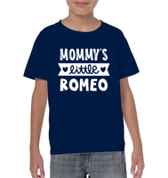 Mommy's Little Romeo Valentines Kids Classic Tee