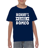 Mommy's Little Romeo Valentines Kids Classic Tee