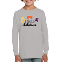 Hocus Pocus I Smell Children Unisex Shirt, Long Sleeve, Hoodie, Sweatshirt