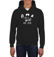 Hocus Pocus I Put A Spell on You Kids Heavyweight Pullover Hoodie
