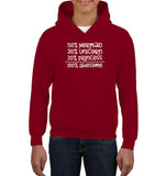 50% Mermaid, 30% Unicorn, 20% Princess – 100% Magical Kids Heavyweight Pullover Hoodie