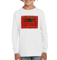 Merry Christmas Shirt  With Plaid For Women