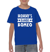 Mommy's Little Romeo Valentines Kids Classic Tee
