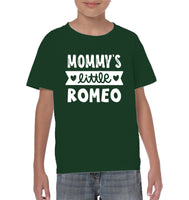 Mommy's Little Romeo Valentines Kids Classic Tee