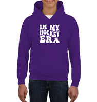 In My Hockey Era Sports Shirt Kids Heavyweight Pullover Hoodie