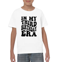 In My Third Birthday Era Birthday Shirt Kids Tee, Hoodie, Sweatshirt