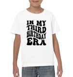 In My Third Birthday Era Birthday Shirt Kids Tee, Hoodie, Sweatshirt