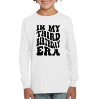 In My Third Birthday Era Birthday Shirt Kids Tee, Hoodie, Sweatshirt