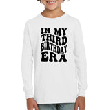 In My Third Birthday Era Birthday Shirt Kids Tee, Hoodie, Sweatshirt