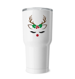 Reindeer With Mistletoe Christmas Coffee Mug
