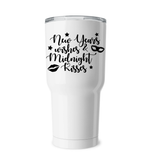 New Years Wishes And Midnight Kisses Tumbler Drinking Cup