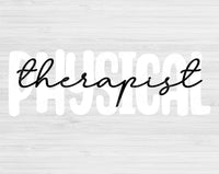 physical therapist cut file