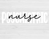 psychiatric nurse cut file