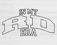 In My RD Era Svg Files For Cricut, RD Svg, Registered Dietitian Svg Dxf Png Eps Cut Files Silhouette