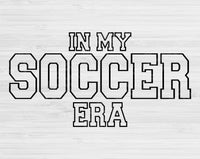 In My Soccer Mom Era Svg Files For Cricut, Soccer Mom Svg, Soccer Svg Dxf Png Eps Cut Files Silhouette