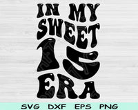 In My Sweet 15 Birthday Era Svg Files For Cricut, 15th Birthday Svg, Teenager Svg Dxf Png Eps Cut Files Silhouette