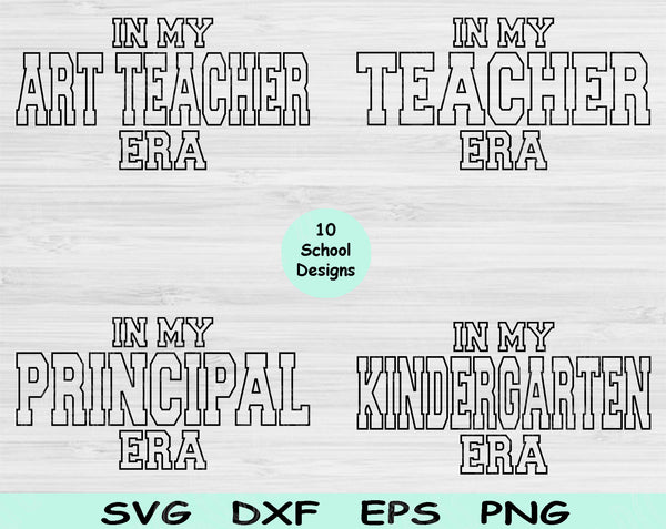 Teacher Svg Files For Cricut, Math Teacher Svg, Principal Svg Dxf Png Eps Cut Files Silhouette