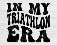 In My Triathlon Era Svg Files For Cricut, Triathlon Svg, Running Svg Dxf Png Eps Cut Files Silhouette