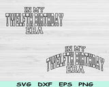 In My Twelfth Birthday Era Svg Files For Cricut, 12th Birthday Svg, 12 Year Old Svg Dxf Png Eps Cut Files Silhouette