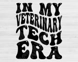 In My Veterinary Tech Era Svg Files For Cricut, Veterinary Tech Svg, Vet Tech Svg Dxf Png Eps Cut Files Silhouette