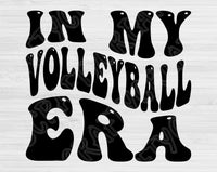In My Volleyball Era Svg Files For Cricut, Volleyball Svg, Volleyball Mom Svg Dxf Png Eps Cut Files Silhouette