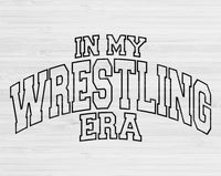 In My Wrestling Era Svg Files For Cricut, Wrestling Svg, Wrestling Mom Svg Dxf Png Eps Cut Files Silhouette