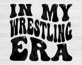 In My Wrestling Era Svg Files For Cricut, Wrestling Svg, Wrestling Mom Svg Dxf Png Eps Cut Files Silhouette