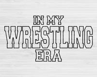 In My Wrestling Era Svg Files For Cricut, Wrestling Svg, Wrestling Mom Svg Dxf Png Eps Cut Files Silhouette