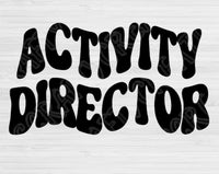 activity director cutfile