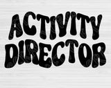 activity director cutfile