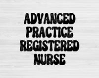 advanced practice registered nurse cut file