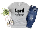 april birthday svg