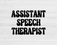 assistant speech therapist svg