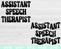 assistant speech therapist svg