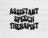 assistant speech therapist svgfile
