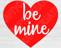 Be Mine Svg Files For Cricut And Silhouette, Valentines Day Svg Cut Files, Valentine's Svg File
