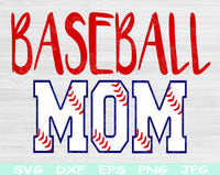 baseball mom svg