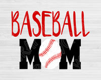 baseball mom cut file