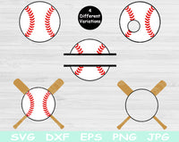 baseball monogram svg