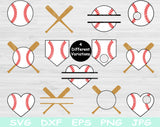 baseball monogram svg