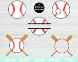 baseball monogram svg