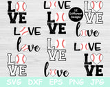 Love Baseball Svg Designs, Baseball Love Svg Files For Cricut And Silhouette, Baseball Mama Svg Dxf, Baseball Shirt Svg Cut Files