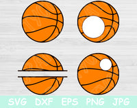 basketball monogram svg
