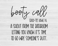 booty call svg