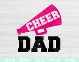 cheer dad svg