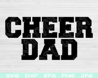 cheer dad svg