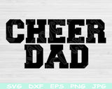 cheer dad svg