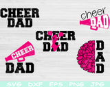 cheer dad svg